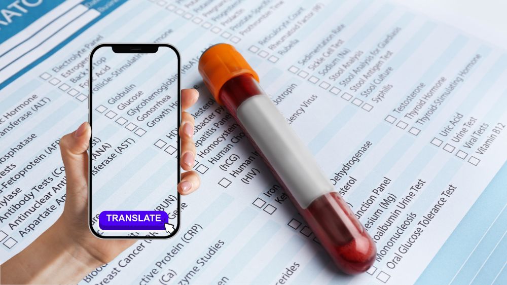 ترجمة التحاليل الطبية بالتصوير